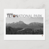 Carte Postale GRAND TETON NAT’L PARK-Wyoming-Ansel Adams Vue- (Devant)