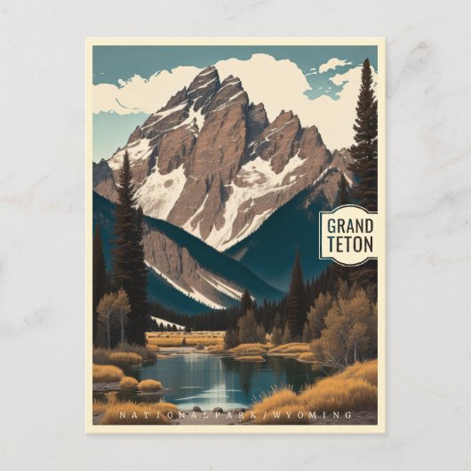 Carte Postale Grand Teton National (Devant)