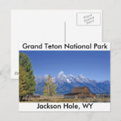 Carte Postale Grand Teton National Park Series 5 (Devant / Derrière)