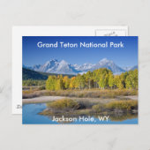 Carte Postale Grand Teton National Park Series 6 (Devant / Derrière)