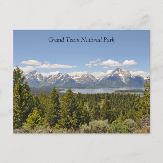 Carte postale Grand Teton Pittoresque View (Devant)