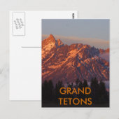 Carte Postale Grand Tétons (Devant / Derrière)