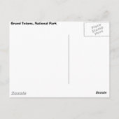 Carte Postale Grand Tétons (Dos)