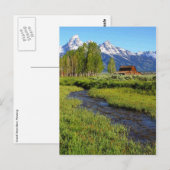 Carte Postale Grand Tetons Grange, Wyoming (Devant / Derrière)