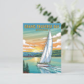 Carte Postale Grand Traverse Bay Michigan Travel (Debout devant)