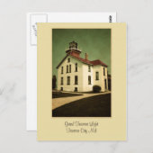 Carte postale Grand Traverse Light (Devant / Derrière)