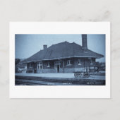 Carte Postale Grand Trunk Depot Pontiac Michigan (Cyan) (Devant)