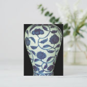 Carte Postale Grand vase bleu et blanc, période Jaijing (Debout devant)