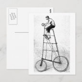 Carte Postale Grand Vélo Sport Vintage Cyclisme (Devant / Derrière)