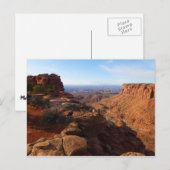 Carte Postale Grand View Point dans le parc national des Canyonl (Devant / Derrière)