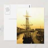Carte Postale Grand voilier (Devant / Derrière)