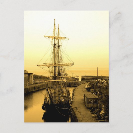 Carte Postale Grand voilier (Devant)