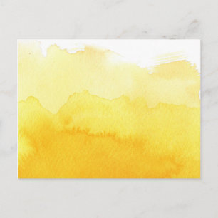Carte Postale grande aquarelle arrière - plan - aquarelle peintu