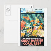 Carte Postale Grande barrière de corail (Devant / Derrière)