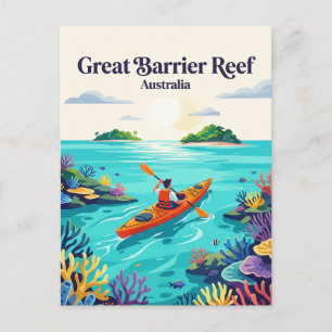 Carte Postale Grande Barrière de Corail Australie
