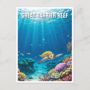 Carte Postale Grande barrière de corail Australie