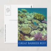Carte Postale grande barrière récif australie (Devant / Derrière)