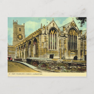 Carte Postale Grande-Bretagne vintage, église paroissiale de Lau