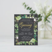 CARTE POSTALE GRANDE CÉRÉMONIE D'OUVERTURE DU CADRE DE FOLIAGE D (Debout devant)