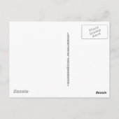 Carte Postale Grande Chouette grise (Dos)
