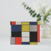 Carte Postale Grande composition par Piet Mondrian (Debout devant)