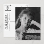 Carte Postale Grande-Duchesse Olga de Russie fille du tsar Roman (Devant / Derrière)