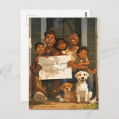 Carte Postale Grande famille (Devant / Derrière)