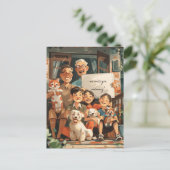 Carte Postale Grande famille (Debout devant)