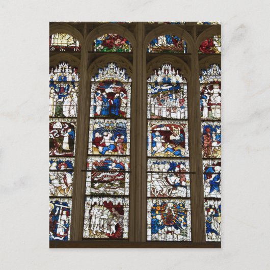 Carte Postale Grande fenêtre est de York Minster (Devant)