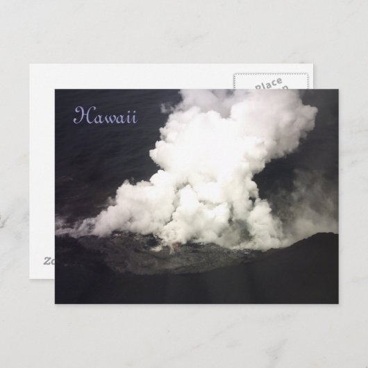 Carte Postale Grande île d'Hawaii (Devant / Derrière)