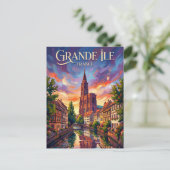 Carte Postale Grande Île France (Debout devant)