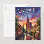 Carte Postale Grande Île France (Devant / Derrière)