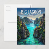 Carte Postale Grande Lagune Philippines (Devant / Derrière)