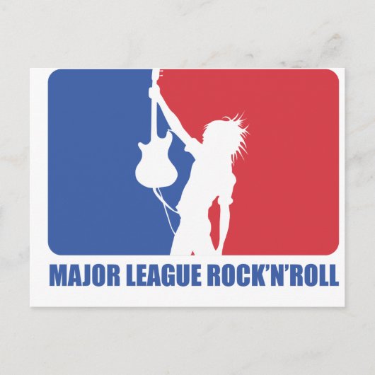 CARTE POSTALE - GRANDE LIGUE ROCK'N'ROLL (Devant)