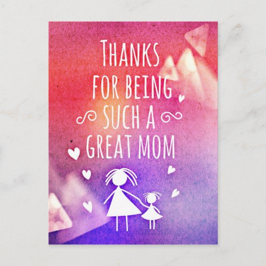 Carte Postale grande maman (Devant)