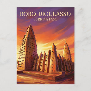 Carte Postale Grande Mosquée de Bobo-Dioulasso Burkina Faso