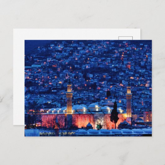 Carte Postale Grande Mosquée de Bursa (Devant / Derrière)