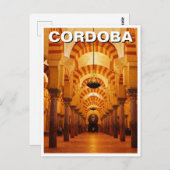Carte Postale Grande Mosquée de Cordoue Espagne (Devant / Derrière)