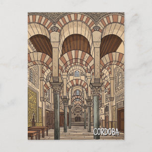 Carte Postale Grande Mosquée de Cordoue Espagne