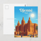 Carte Postale Grande Mosquée de Djenné Mali (Devant / Derrière)