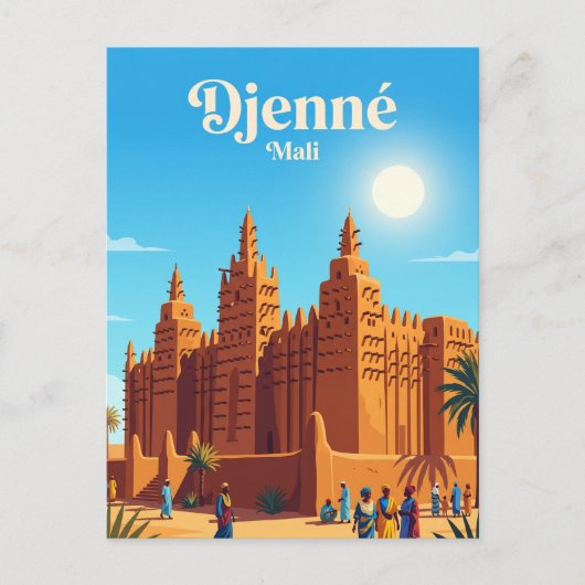 Carte Postale Grande Mosquée de Djenné Mali (Devant)