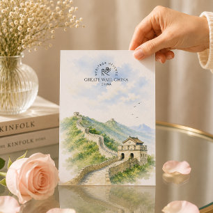 Carte Postale Grande Muraille Chine Architecture Paysage Voyag