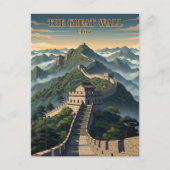Carte Postale grande muraille de Chine (Devant)