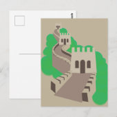 Carte Postale Grande Muraille de Chine (Devant / Derrière)