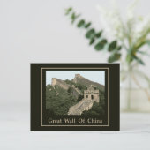 Carte Postale Grande Muraille De Chine (Debout devant)