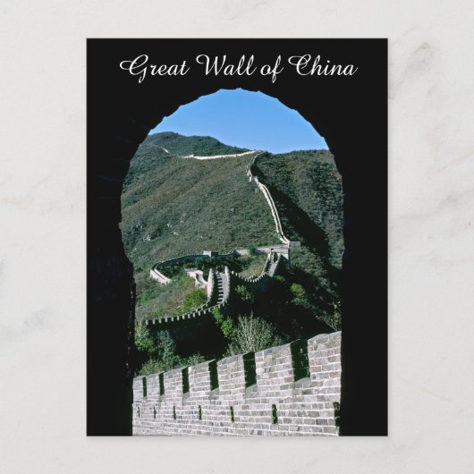 Carte Postale Grande Muraille de Chine célèbre - Pékin, Asie (Devant)