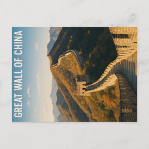 Carte Postale Grande Muraille de Chine – Pékin, Chine