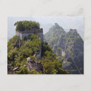 Carte Postale Grande Muraille de Chine, section JianKou non rest