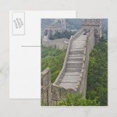 Carte Postale Grande Muraille, Jinshanling, Chine (Devant / Derrière)