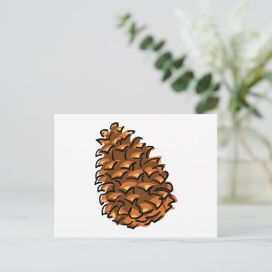 Carte Postale Grande Pinecone (Debout devant)